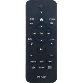 Allimity RC-5721 RC5721 Replacement Remote Replacement for Philips DVD Player DVP3868G DVP3864K DVP3962 DVP3850G DVP2880/F7 DVP3005/78 DVP2880/55 DVP3850K DVP3852K DVP3602 DVP3980 DVP3982