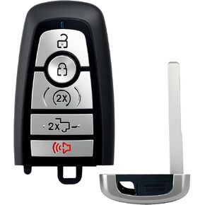 Remote Key Fob Fobik Compatible for F ord F150/F-150 F250/F-250 F350/F-350 F450 2017 2018 2019 2020 2021 2022 Raptor Smart Key for Keyless Entry Remote Control(902Mhz M3N-A2C93142600 164-R8166)