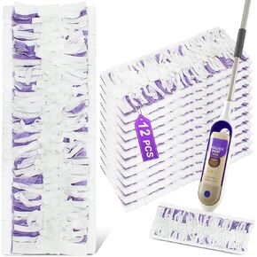 24 Count Disposable Power Mop Pads Refills for Swiffe PowerMop, Multi-Surface Mopping Pad for All Safe Floor Cleaning