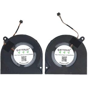 Replacement New Laptop CPU + GPU Cooling Fan for Razer Book 13 ‎RZ09-0357 RZ09-03571EM1-R3U1 ‎RZ09-03570EM1 RZ09-0357MGM3-R3G1 Series EG50040S1-1C370-S99 EG50040S1-1C330-S99 DC5V 1.84W Fan
