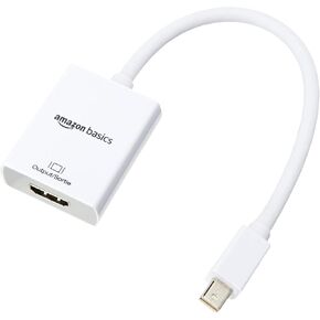 NXT Technologies Basic Compact and Lightweight Durable Construction Design Mini Displayport to Hdmi Adapter - Full HD Resolution Support Ideal for Multiple Uses - (White 1 Pack)