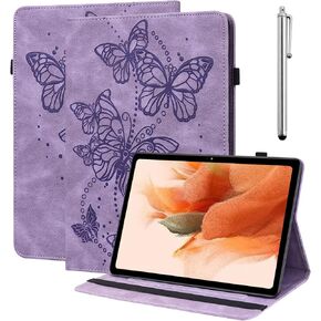 Case for Samsung Galaxy Tab S6 Lite,PU Leather Flip Butterfly Case with Card Solt Protective Cover for Samsung Galaxy Tab S6 Lite Tablet 10.4 inch 2024/2022 / 2020 - Blue