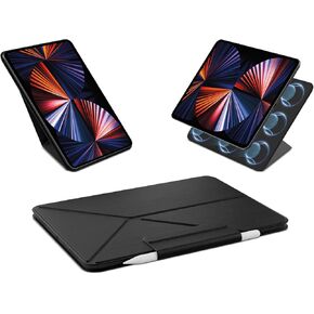 Magnetic Case for iPad Pro 11 Inch 2024, Only Compatible with iPad Pro 11inch M4, Slim Protective Cover with Apple Pencil Holder, Auto Wake/Sleep, 4 Standing Angles