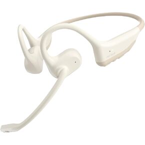 NUROUM OW20B Open Ear Sports Headphones with Mic, ENC Noise Cancelling Microphone, Bluetooth 5.3 Multi-Point Connection, Sweatproof Wireless Headset for Work, 15H Comfort for Driving, Office