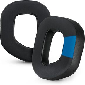 Hybrid Earpads for Corsair HS80RGB Wireless, Wired & HS80MAX Gaming Headphones, Soft Cool Gel, Super Soft Fabric, w/PU Leather & Thicker Memory Foam, Additional Comfort by Brainwavz