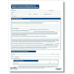 HIPAA Patient Ack. of Receipt of Notice of Privacy Practices | 8-1/2" x 11" | Medical Form | 200 Pack in Kuwait