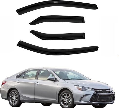 Sun Rain Guard Window Visor Wind Deflector Compatible with 01-07 Toyota Sequoia XK30 XK40 Smoke 4pc 94235 in Saudi Arabia