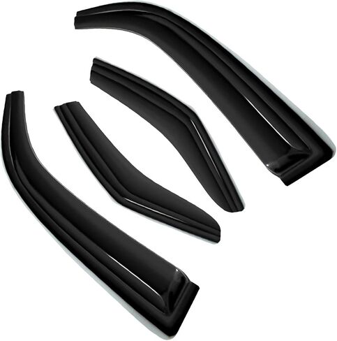 Sun Rain Guard Window Visor Wind Deflector Compatible with 01-07 Toyota Sequoia XK30 XK40 Smoke 4pc 94235 in Saudi Arabia