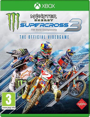 Monster Energy Supercross - The Official Videogame 3 (Xbox One) (Renewed) in Saudi Arabia