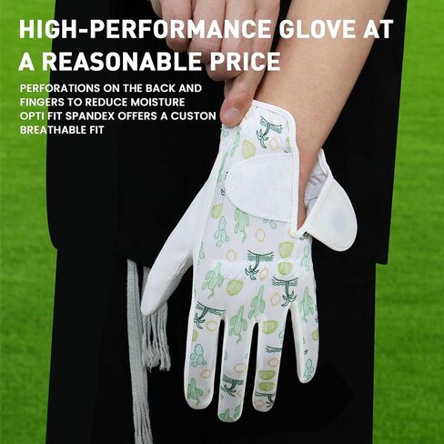 Golf Gloves Men Right Hand Left with Ball Marker USA Flag Blue Camo Plaid 3 Pack, Mens Golf Glove All Weather Grip Small Medium ML Large XL in Kuwait