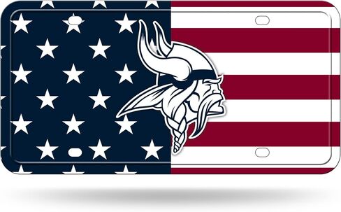 Rico Industries NFL Football Denver Broncos USA Metal Auto Tag 6" x 12" - رائع للشاحنة/السيارة/سيارات الدفع الرباعي in Saudi Arabia