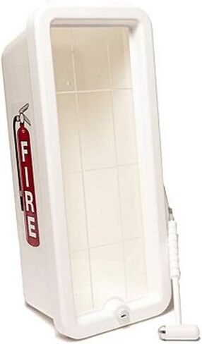 CATO 10551-H Red Plastic Chief Fire Extinguisher Cabinet for 2-1/2 or 5 lb. Extinguisher, with Hammer and Cylinder Lock in Kuwait