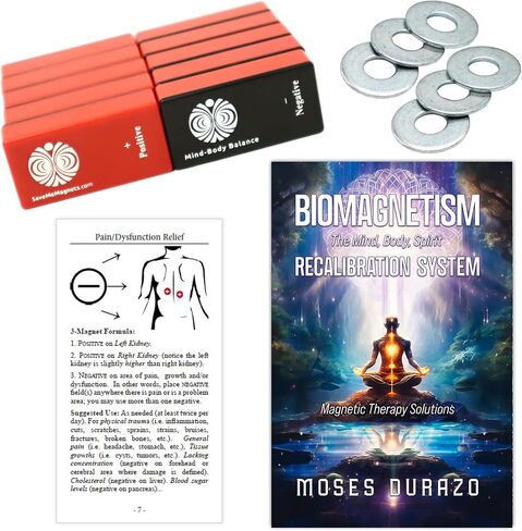 Biomagnetism: Magnetic Therapy Kit - DIY Quick Start SaveMeMagnets - (10 Magnets and Illustrated Instructional Booklet) in Kuwait