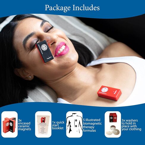 Biomagnetism: Magnetic Therapy Kit - DIY Quick Start SaveMeMagnets - (10 Magnets and Illustrated Instructional Booklet) in Kuwait
