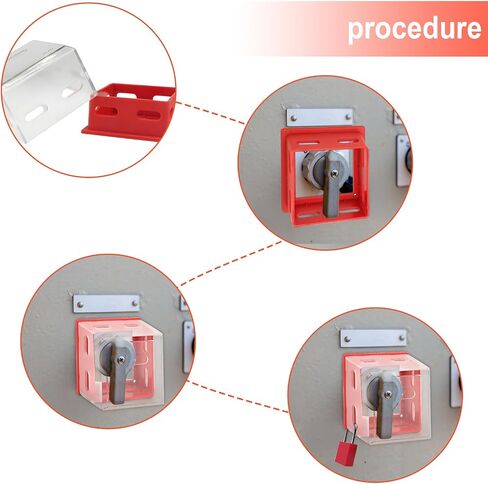 Emergency Stop Button Cover, Box Type Transparent Push Button Switch Cover Large Push Button Lockout Emergency Stop Protection Cover,Stop Switch Box (2.8 * 2.8 * 2.4 inch) in Kuwait