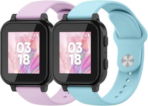 Amzpas Bands for Gizmo Watch 3 Adventrue 3 2 1/Gabb Watch 3e 3 2 1/SyncUP Watch/Cosmo JrTrack Watch, 20mm Quick Release Soft Silicone Sport Replacement Watch Strap Small Size in Saudi Arabia