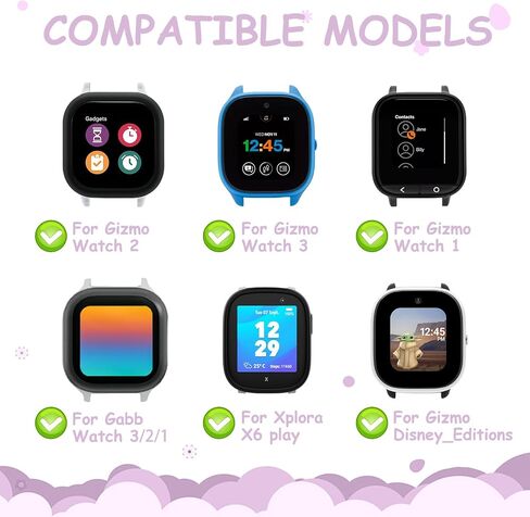 Amzpas Bands for Gizmo Watch 3 Adventrue 3 2 1/Gabb Watch 3e 3 2 1/SyncUP Watch/Cosmo JrTrack Watch, 20mm Quick Release Soft Silicone Sport Replacement Watch Strap Small Size in Saudi Arabia