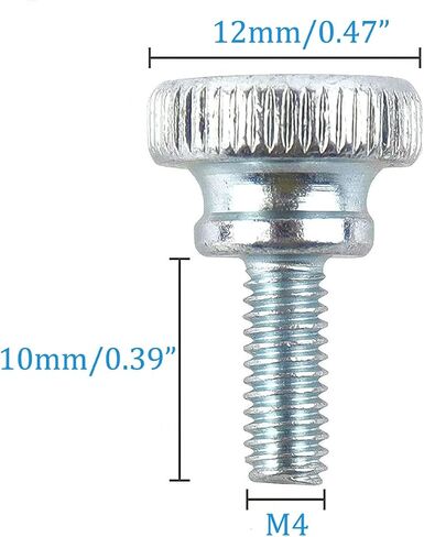 M6 × 12 ملم رأس مسطح مسطح مسامير ملولبة البراغي الإبهام البراغي السحمة ، الإبهام ملولبة مقابض مقبلة الإبهام المسمار ، 10pcs in Kuwait