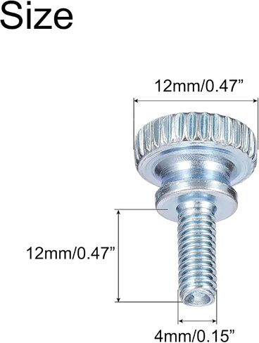 M6 × 12 ملم رأس مسطح مسطح مسامير ملولبة البراغي الإبهام البراغي السحمة ، الإبهام ملولبة مقابض مقبلة الإبهام المسمار ، 10pcs in Kuwait