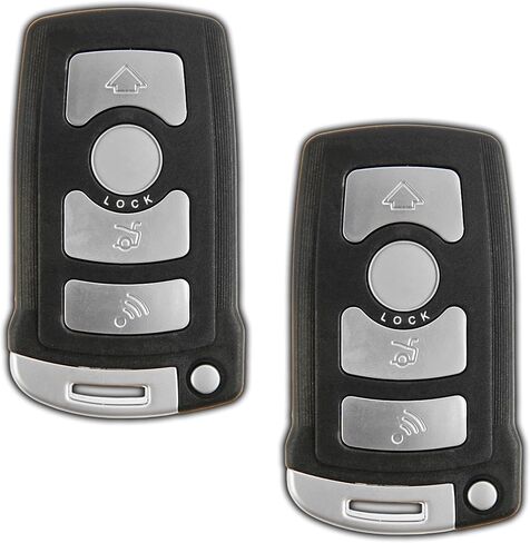 2x keylessoption مفتاح FOB استبدال لعام 2002 2003 2004 2005 2006 2007 2008 BMW 7 Series 745i 745li 750i 750li 760i 760li Remote ، 4-Button LX8766S ، Locksmith in Kuwait