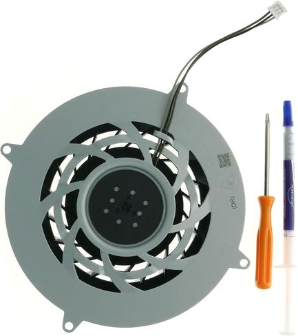 Replacement Internal Cooling Fan for PS5 Pro, 19 Blades Quiet Cooler Fan Compatible with Sony PlayStation 5 PRO PS5 Pro CFI-7000 CFI-7019 CFI-7021 CFI-7022 Series, DC12V 3-Pin PVB120M12H-P01-AE in Kuwait