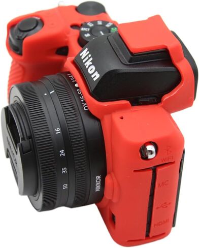 Camera Case for Nikon Z50, Soft Silicone Protective Cover Housing Rubber Body Skin for Nikon Z50 Digital SLR Camera Bag Black in Saudi Arabia