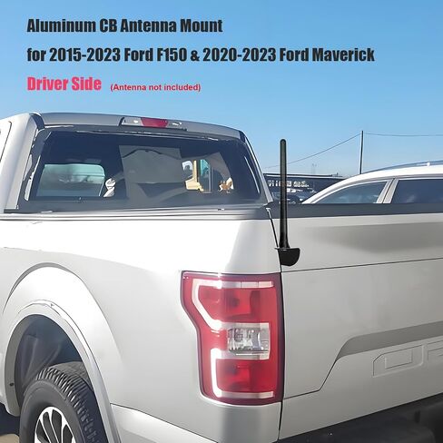 F150 Tailgate CB Antenna Holder, Whip Flag Antenna Mounting Bracket for Ford F150 2015 2016 2017 2018 2019 2020 2021 2022 2023 (Left -Driver Side) in Saudi Arabia