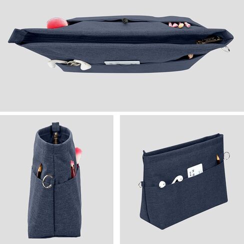 منظم محفظة Lckaey الفاخر من النايلون لحقيبة اليد Neverfull، لمنظمي حقائب اليد الطويلة وgoyard 3097Brown-S in Kuwait