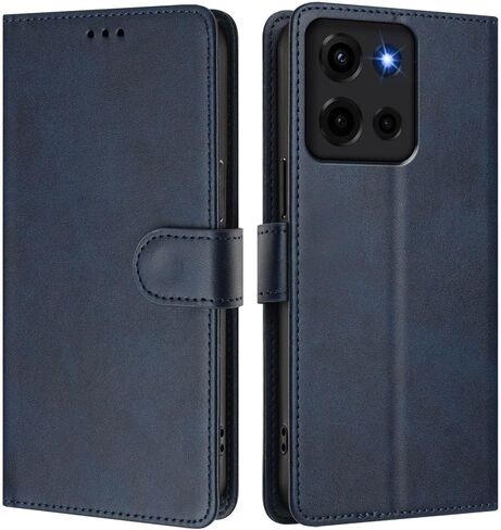 Wallet Case Motorola Moto G 5G 2025 with RFID Blocking Card Holder Magnetic Closure Shockproof PU Leather Protective Phone Cover for Men Women Moto G 5G 2025, Blue YBN in Kuwait