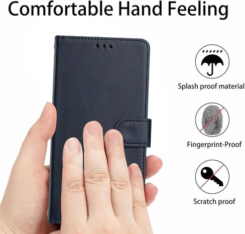 Wallet Case Motorola Moto G 5G 2025 with RFID Blocking Card Holder Magnetic Closure Shockproof PU Leather Protective Phone Cover for Men Women Moto G 5G 2025, Blue YBN in Kuwait