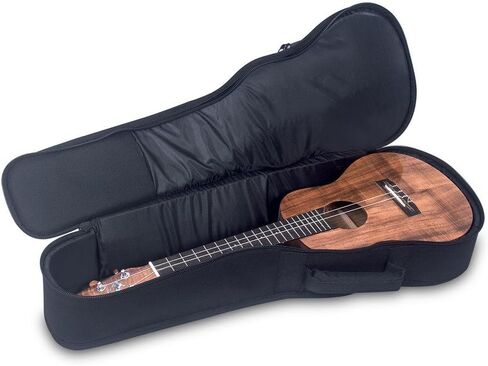 Crossrock Soprano Ukulele Bag with 10mm padded and Padded Strap in Black&Red (CRSG106SUBR) in Kuwait