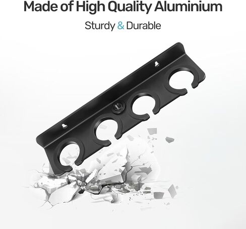 [2025 Upgrade ] Multi Microphone Holder for Mic Stand Storage Organizer for Handheld Dynamic Wired and Wireless Mics Wall Mounter or Rubber Padding to 5/8"-27 or 3/8"-16 Threaded - Up to 2 Mics in Kuwait