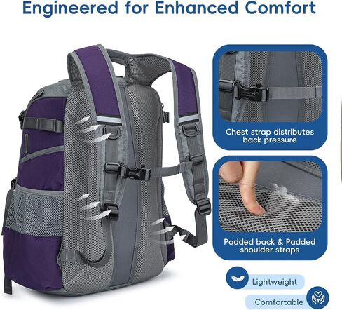 Baseball Bag for Youth and Adult, Softball Backpack 50L Large Capacity, Equipment Backpack with Laptop Compartment and Charge Port in Kuwait