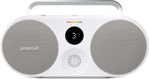 Polaroid P3 Music Player – Powerful Retro Portable Bluetooth Speaker with Big Sound, Rechargeable Battery, Dual Stereo Pairing, 3.5mm Aux Input, FM Radio, W/Pouch and Extra Charging Cable (Red) in Saudi Arabia