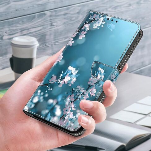 بالنسبة إلى حالة Samsung Galaxy A32 5G ، فإن Galaxy A32 5G Phone Case Wallet ، Tree Print Flip Folio Pu Leather Cover مع حامل البطاقة الإغلاق المغناطيسي لـ Samsung A32 5G - Plum Blossom in Kuwait
