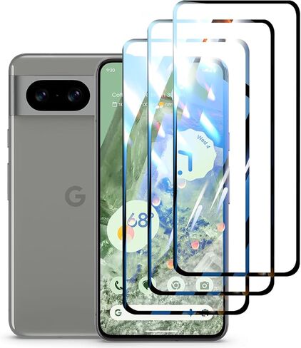 3+3 حزمة لـ Google Pixel 9 شاشة واقي شاشة مع واقي عدسة الكاميرا ، و 9 ساعات من الزجاج المقسى ، وإلغاء تأمين بصمات الأصابع ، ومكافحة الصفر in Kuwait