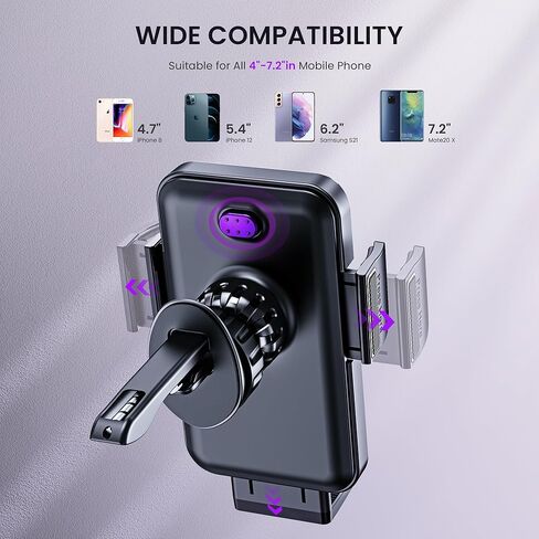 Phone Mount for Car [6.2in Flexible Arm] Cell Phone Holder for Windshield Dashboard [Washable Strong Suction] Automotive Accessories Car Mount for iPhone Android Smartphone Universal Cradles in Saudi Arabia
