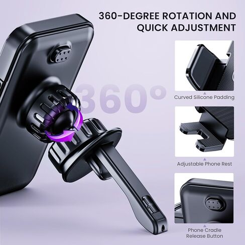 Phone Mount for Car [6.2in Flexible Arm] Cell Phone Holder for Windshield Dashboard [Washable Strong Suction] Automotive Accessories Car Mount for iPhone Android Smartphone Universal Cradles in Saudi Arabia