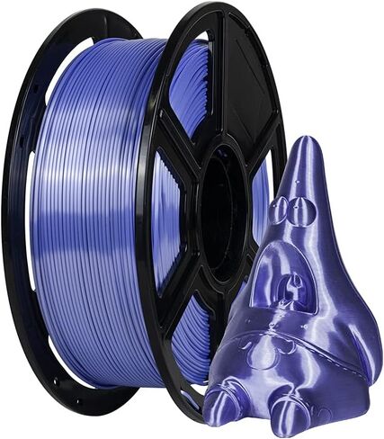 FLASHFORGE Silk PLA Filament 1.75mm Bright Gold, Smooth and Silky Texture 3D Printing Filament, Dimensional Accuracy +/- 0.02mm in Kuwait