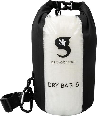 geckobrands Durable View (60L or 15.8 Gallon) Dry Bag, PVC and Polyester Material in Kuwait