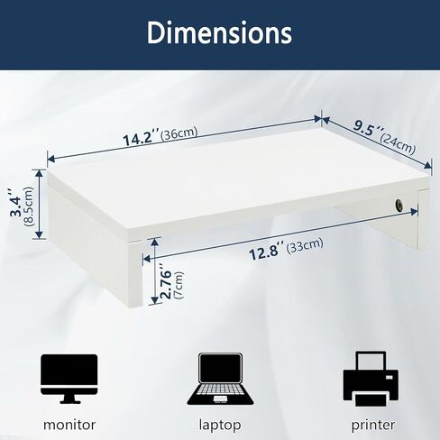 حامل شاشة وردي TEAMIX - 3 عبوات، حامل شاشة قابل للتعديل من الخشب 3 طبقات، حامل شاشة مزدوج لشاشتين/كمبيوتر محمول/كمبيوتر شخصي للمكتب in Kuwait