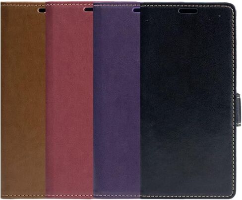 Case for iPhone 14 Pro ، محفظة PU Leather مع علبة TPU ناعمة لـ iPhone14 Pro ، غطاء هاتف واقعي للصدمات مع فتحة نقدية لبطاقة حظر RFID ، دعم Magsafe Wireless Charging ، Brown in Saudi Arabia