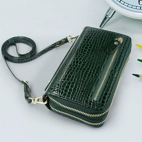 Harryshell متوافق مع Samsung Galaxy A36 / A56 Case Wallet Multi zipper قابلة للفصل قابلة للفصل مع حزام معصم حامل فتحات البطاقة (بني فاتح) in Saudi Arabia