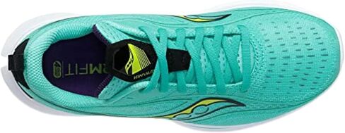 Saucony Women's Kinvara 13, Cool Mint/Acid, 10 Wide in Saudi Arabia