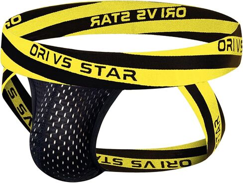 Evankin Men's Jockstraps Sexy Jock Strap Stretch Athletic Supporters Breathable Mesh Underwear Low Rise in Kuwait