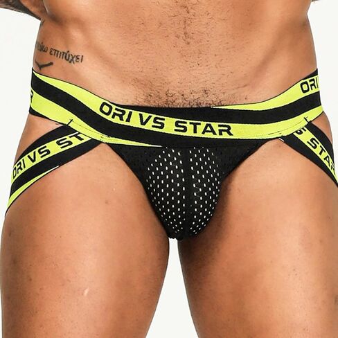 Evankin Men's Jockstraps Sexy Jock Strap Stretch Athletic Supporters Breathable Mesh Underwear Low Rise in Kuwait