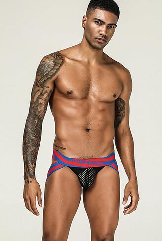 Evankin Men's Jockstraps Sexy Jock Strap Stretch Athletic Supporters Breathable Mesh Underwear Low Rise in Kuwait