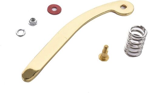 Tzong Small Rocker Guitar Vibrato Bridge Tailpiece Parts System Arm with Nut and Spring, for Electric Guitar Silver in Kuwait