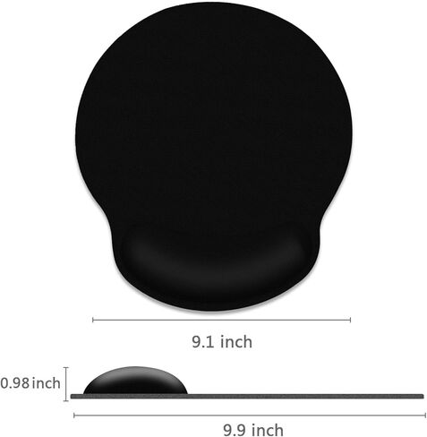 Britimes Forest Green Green Mouse Pad Pad Mouse Mouse مع دعم معصم قاعدة موسباد غير طلي in Kuwait