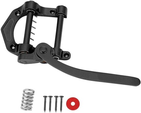 Tzong Small Rocker Guitar Vibrato Bridge Tailpiece Parts System Arm with Nut and Spring, for Electric Guitar Silver in Kuwait